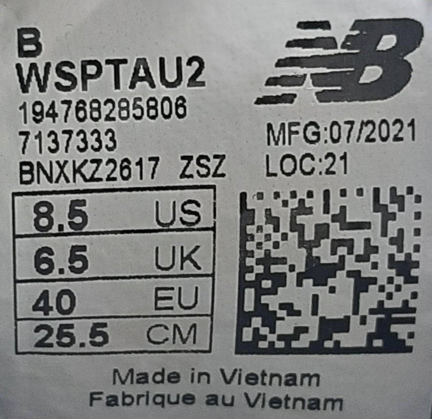 EUR SIZE 40 | NEW BALANCE FRESH FOAM ROAV V1