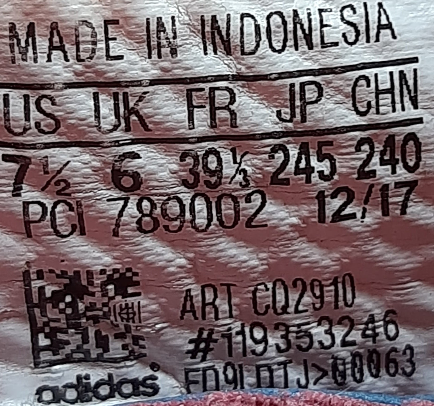 EUR SIZE 39.5 | Adidas Deerupt Runner